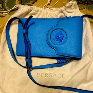 Versace La Medusa Crossbody Phone Pouch